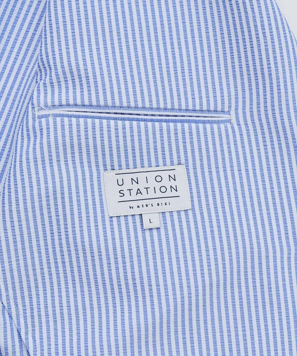 【セットアップ対応】シアサッカーテーラードジャケット 詳細画像 32