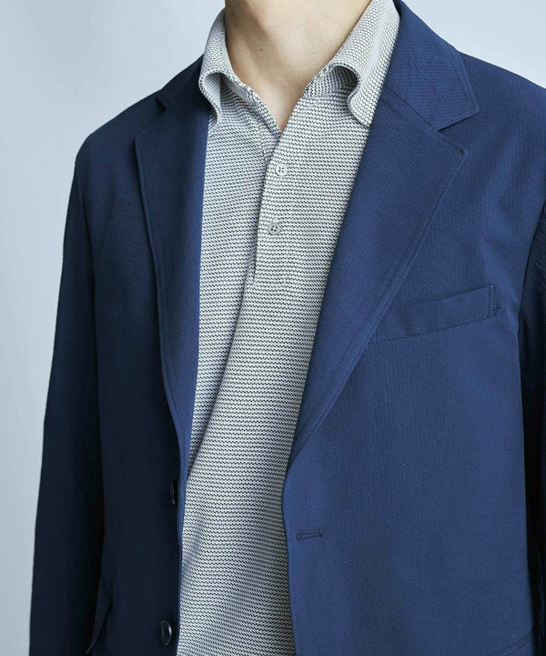 【セットアップ対応】シアサッカーテーラードジャケット 詳細画像 4