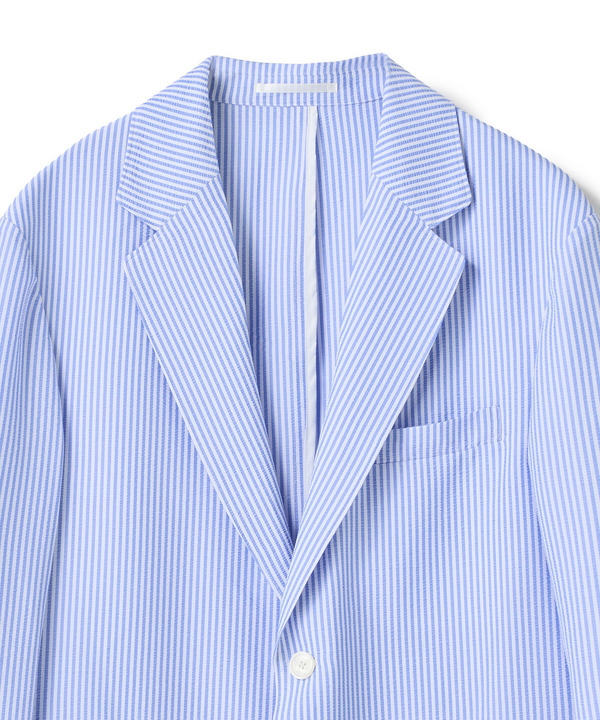 【セットアップ対応】シアサッカーテーラードジャケット 詳細画像 9