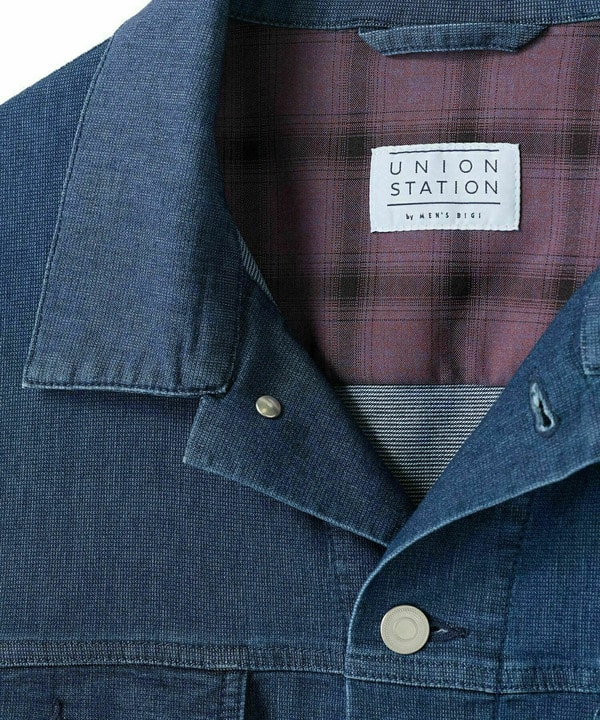 メッシュデニムトラッカージャケット〈ストレッチ・軽量・ハンドウォッシャブル・通気性〉 詳細画像 13