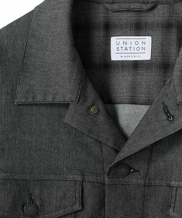 メッシュデニムトラッカージャケット〈ストレッチ・軽量・ハンドウォッシャブル・通気性〉 詳細画像 14