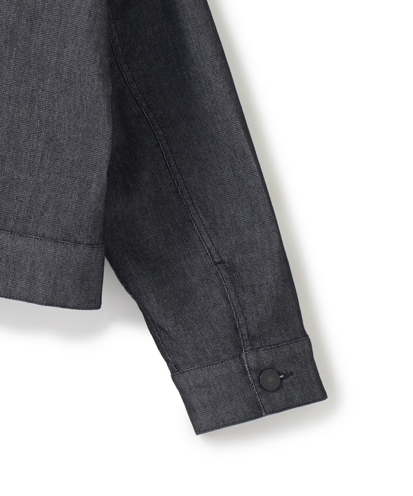 メッシュデニムトラッカージャケット〈ストレッチ・軽量・ハンドウォッシャブル・通気性〉 詳細画像 8