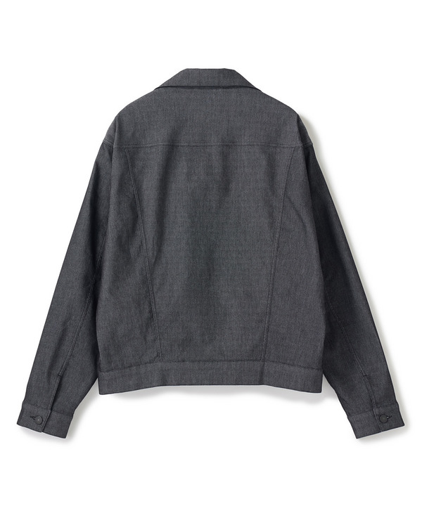 メッシュデニムトラッカージャケット〈ストレッチ・軽量・ハンドウォッシャブル・通気性〉 詳細画像 9