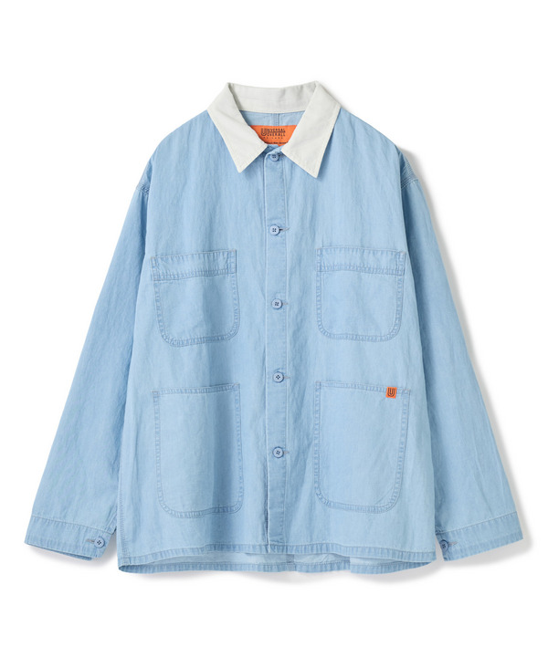 【UNIVERSAL OVERALL】別注カバーオール 詳細画像 ブルー 1