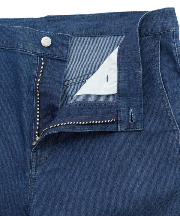 メッシュデニムカーブパンツ〈ストレッチ・軽量・ハンドウォッシャブル・通気性〉 詳細画像 10