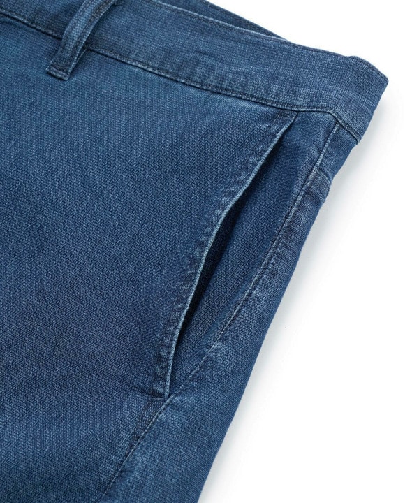 メッシュデニムカーブパンツ〈ストレッチ・軽量・ハンドウォッシャブル・通気性〉 詳細画像 14