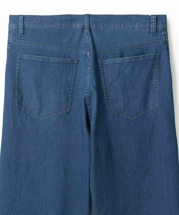 メッシュデニムカーブパンツ〈ストレッチ・軽量・ハンドウォッシャブル・通気性〉 詳細画像 17