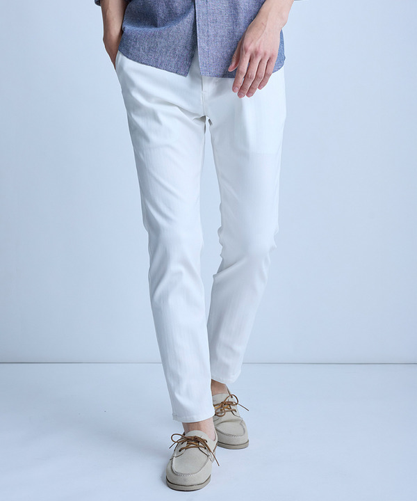 ハイパーストレッチヘリンボンパンツ＜スーパーストレッチ・ハンドウォッシャブル＞ 詳細画像 1