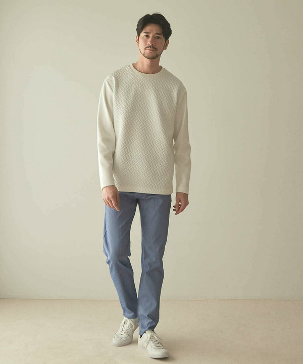 ハイパーストレッチヘリンボンパンツ＜スーパーストレッチ・ハンドウォッシャブル＞ 詳細画像 14