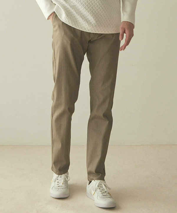 ハイパーストレッチヘリンボンパンツ＜スーパーストレッチ・ハンドウォッシャブル＞ 詳細画像 5