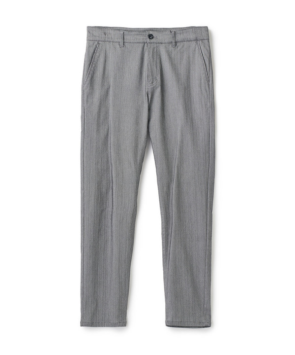 ハイパーストレッチヘリンボンパンツ＜スーパーストレッチ・ハンドウォッシャブル＞ 詳細画像 チャコールグレー 1
