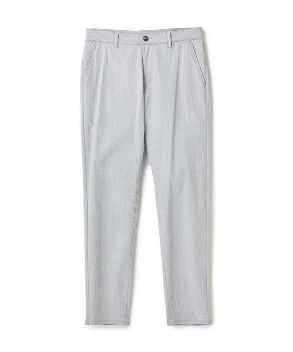 ハイパーストレッチヘリンボンパンツ＜スーパーストレッチ・ハンドウォッシャブル＞ 詳細画像 ライトグレー 1