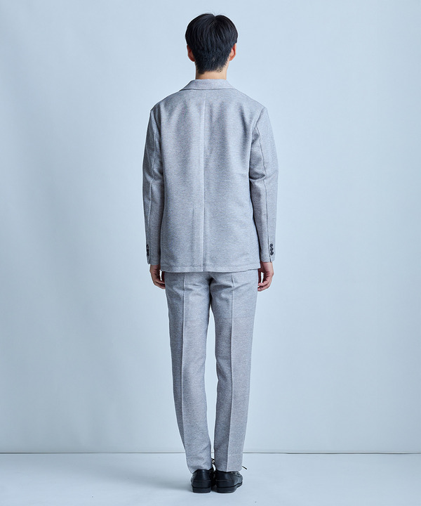 【セットアップ対応】カラミ織りスラックス〈通気性〉 詳細画像 4