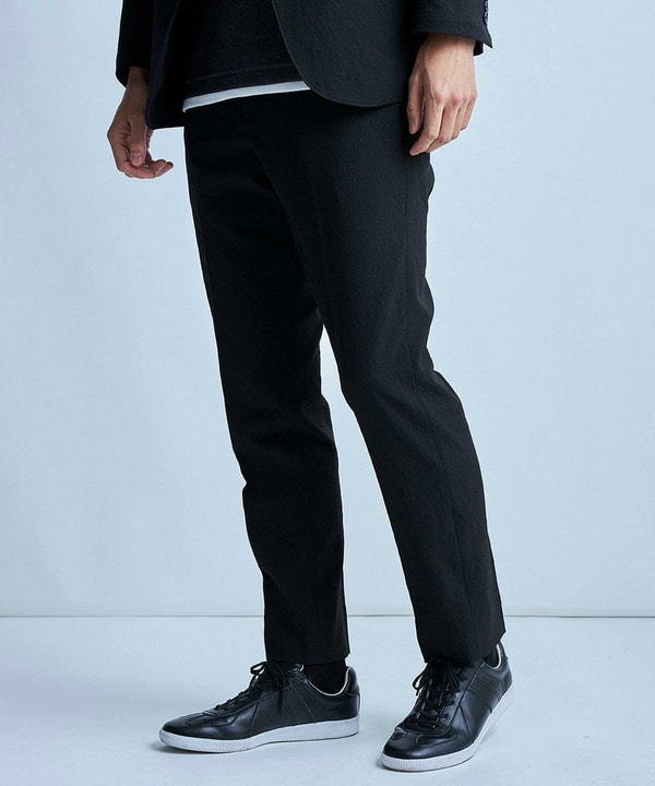 【洗える/ストレッチ】テックチリメンスリムイージースラックス 詳細画像 11