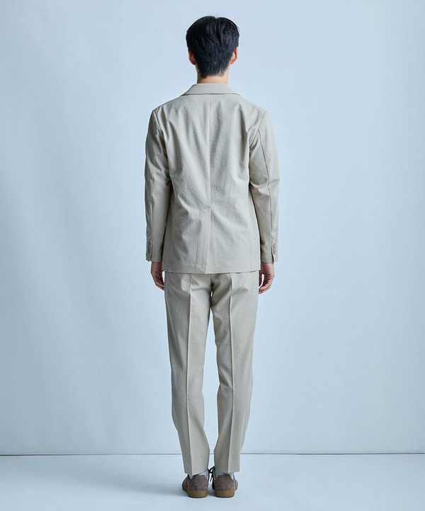 【洗える/ストレッチ】テックチリメンスリムイージースラックス 詳細画像 4