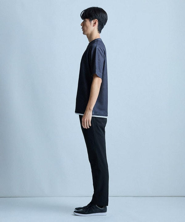 【洗える/ストレッチ】テックチリメンスリムイージースラックス 詳細画像 8