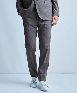 【セットアップ対応】プリントポンチスリムイージースラックス＜ストレッチ・ハンドウォッシャブル・接触冷感＞