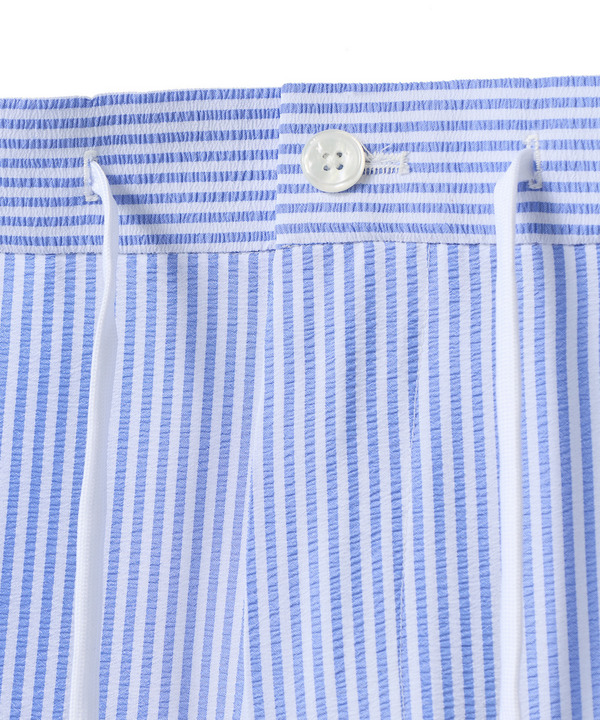 【セットアップ対応】シアサッカースラックス 詳細画像 1