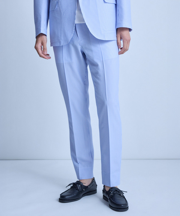 【セットアップ対応】シアサッカースラックス 詳細画像 ストライプ 1