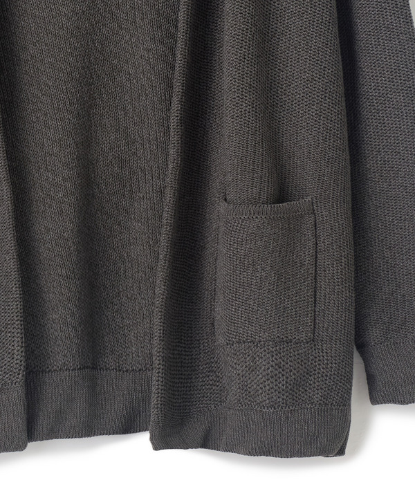 ドライタッチニットパーカ〈ストレッチ・ハンドウォッシャブル・通気性〉 詳細画像 5