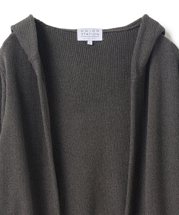 ドライタッチニットパーカ〈ストレッチ・ハンドウォッシャブル・通気性〉 詳細画像 7