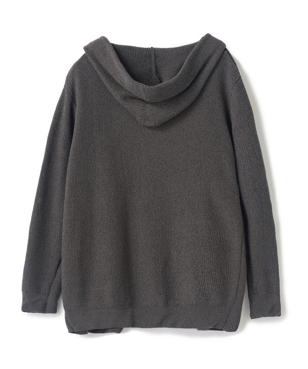 ドライタッチニットパーカ〈ストレッチ・ハンドウォッシャブル・通気性〉 詳細画像 8