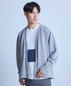 【WEB限定】ストレッチリップルカーディガン＜ストレッチ・マシンウォッシャブル＞