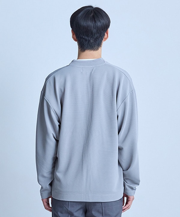 【WEB限定】ストレッチリップルカーディガン＜ストレッチ・マシンウォッシャブル＞ 詳細画像 12