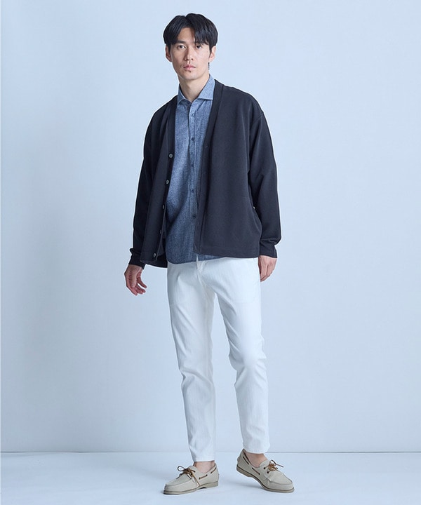 【WEB限定】ストレッチリップルカーディガン＜ストレッチ・マシンウォッシャブル＞ 詳細画像 20