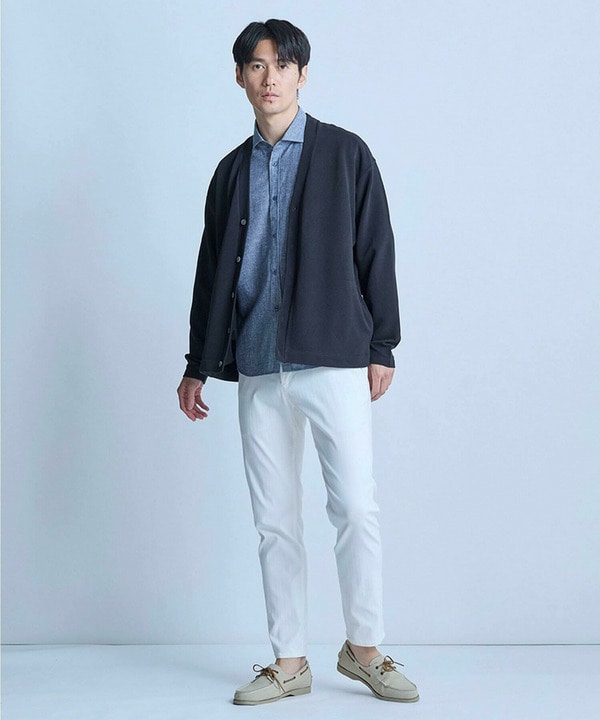【WEB限定】ストレッチリップルカーディガン＜ストレッチ・マシンウォッシャブル＞ 詳細画像 25