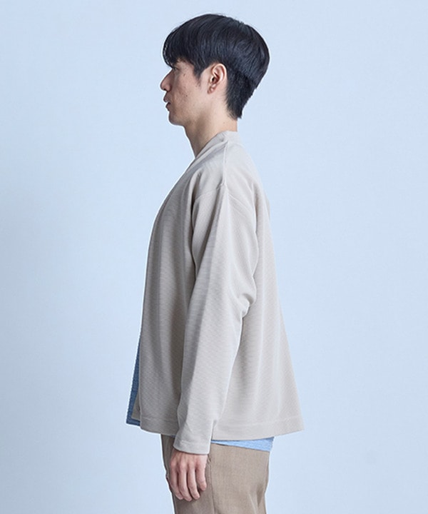 【WEB限定】ストレッチリップルカーディガン＜ストレッチ・マシンウォッシャブル＞ 詳細画像 6