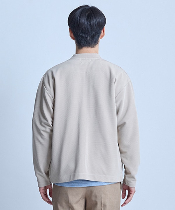 【WEB限定】ストレッチリップルカーディガン＜ストレッチ・マシンウォッシャブル＞ 詳細画像 7