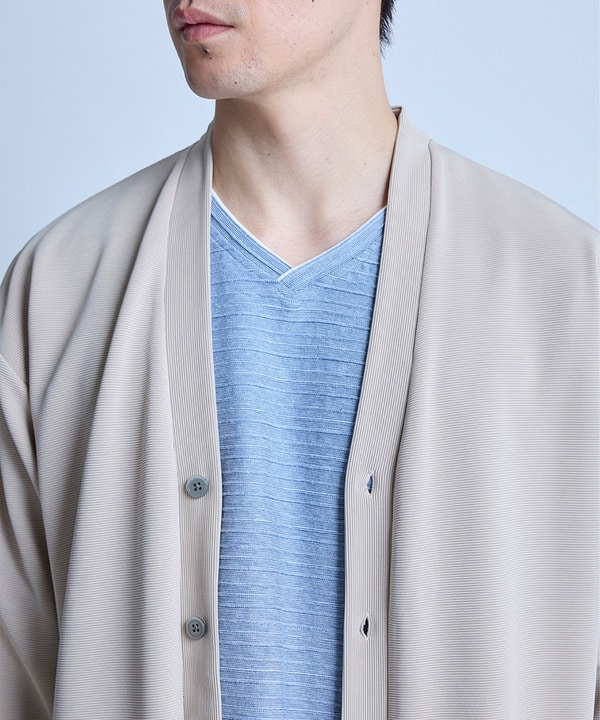 【WEB限定】ストレッチリップルカーディガン＜ストレッチ・マシンウォッシャブル＞ 詳細画像 8