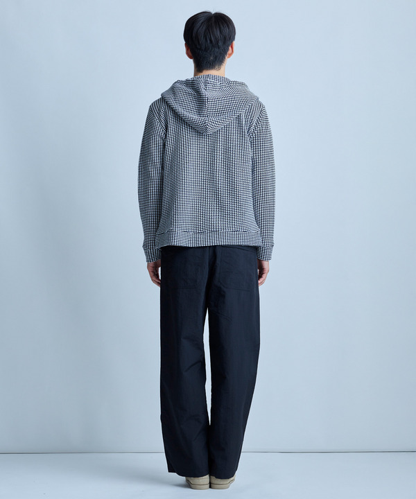 ワッフルジップアップパーカ＜ストレッチ・ハンドウォッシャブル＞ 詳細画像 10