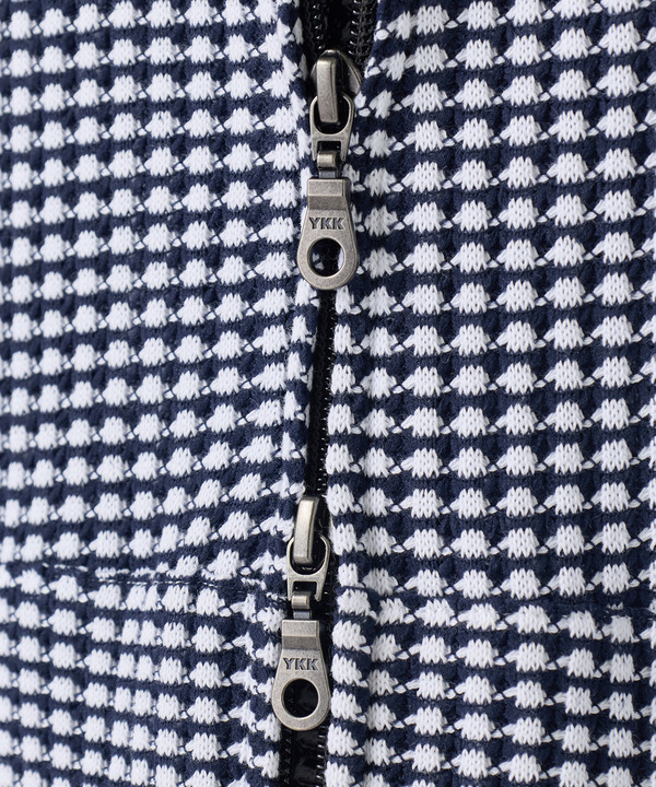 ワッフルジップアップパーカ＜ストレッチ・ハンドウォッシャブル＞ 詳細画像 13