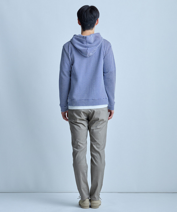 ワッフルジップアップパーカ＜ストレッチ・ハンドウォッシャブル＞ 詳細画像 5