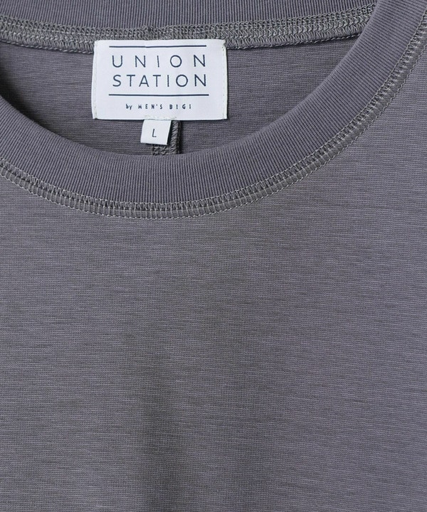 シルケットポンチリブコンビTシャツ＜ストレッチ・マシンウォッシャブル・接触冷感＞ 詳細画像 12