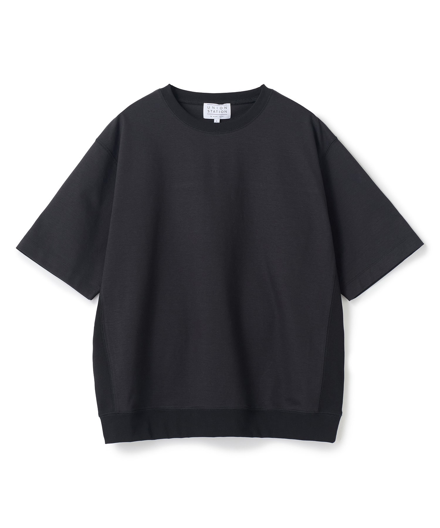 シルケットポンチリブコンビTシャツ＜ストレッチ・マシン