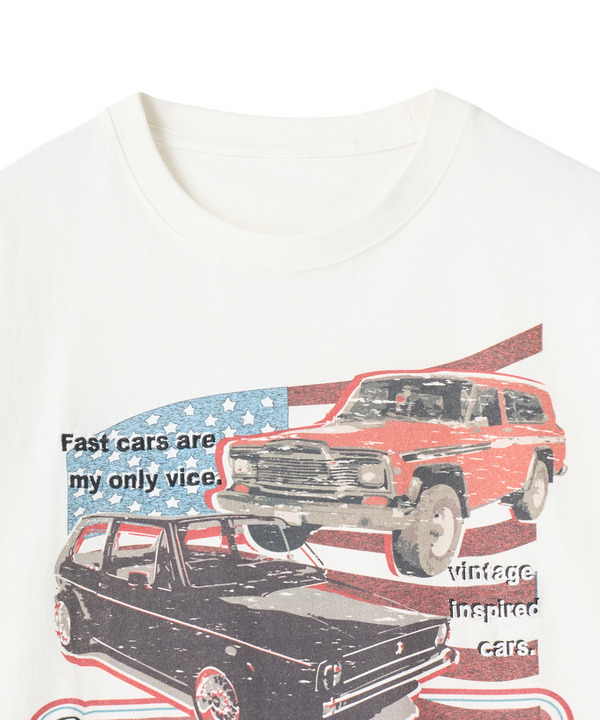 サンタモニカ グラフィック刺繍T〈ストレッチ・ハンドウォッシャブル〉 詳細画像 1