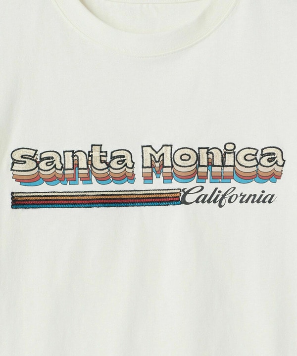サンタモニカ グラフィック刺繍T〈ストレッチ・ハンドウォッシャブル〉 詳細画像 19