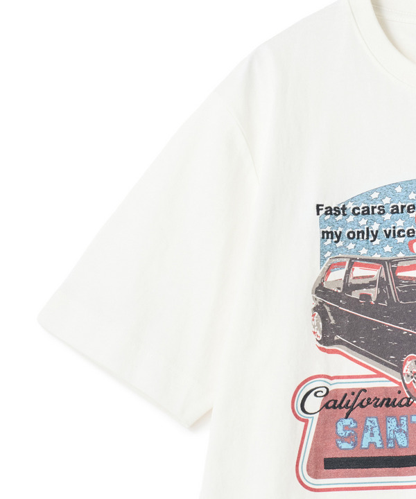 サンタモニカ グラフィック刺繍T〈ストレッチ・ハンドウォッシャブル〉 詳細画像 2