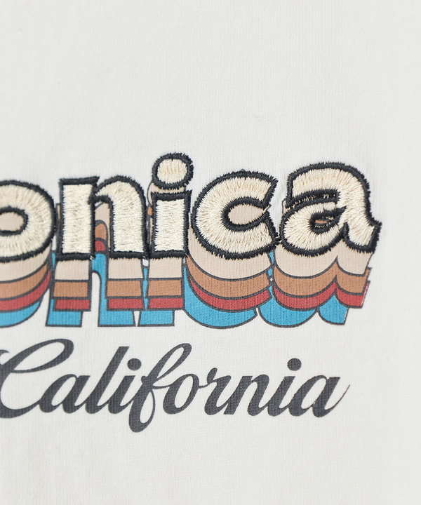 サンタモニカ グラフィック刺繍T〈ストレッチ・ハンドウォッシャブル〉 詳細画像 8