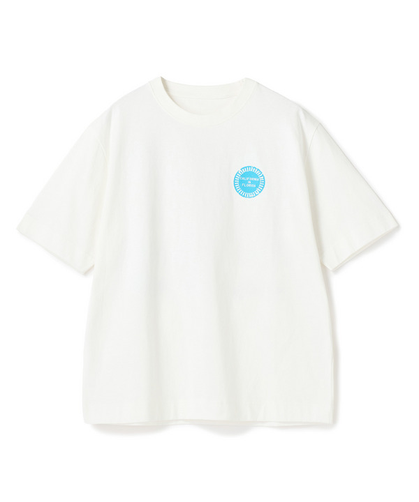 サンタモニカ グラフィック刺繍T〈ストレッチ・ハンドウォッシャブル〉 詳細画像 White 1