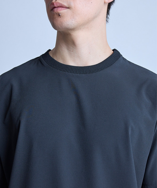 ドットメッシュドローコードTシャツ〈ストレッチ・マシンウォッシャブル・軽量・接触冷感・通気性〉 詳細画像 14