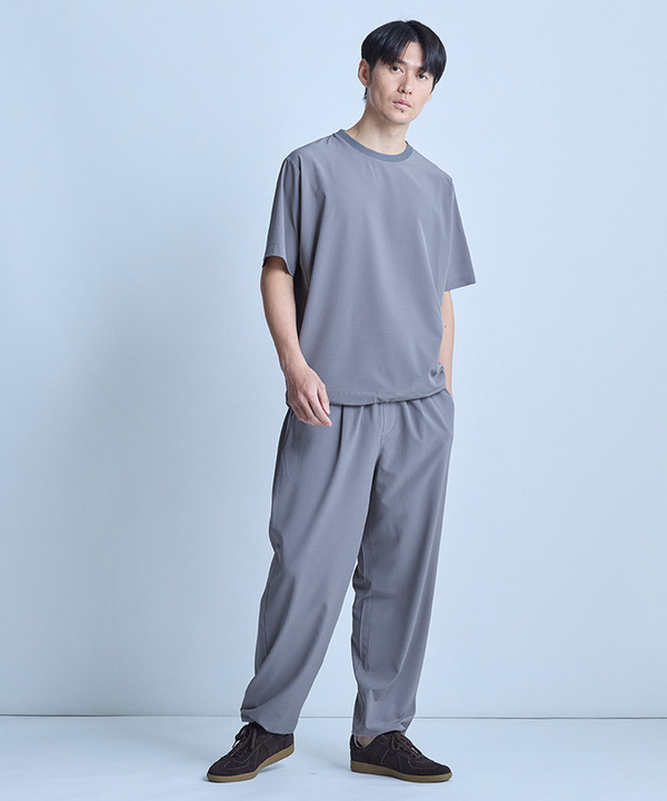 ドットメッシュドローコードTシャツ〈ストレッチ・マシンウォッシャブル・軽量・接触冷感・通気性〉 詳細画像 4