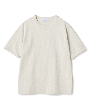 スラブ天竺ロゴ刺繍Tシャツ