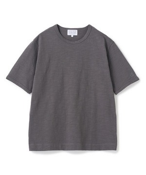 スラブ天竺ロゴ刺繍Tシャツ