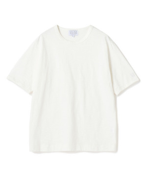スラブ天竺ロゴ刺繍Tシャツ