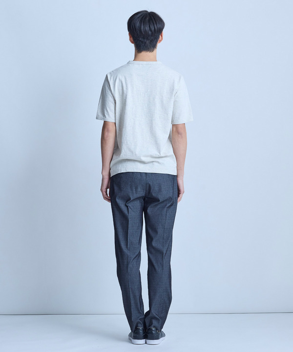 スラブ天竺ロゴ刺繍Tシャツ 詳細画像 10