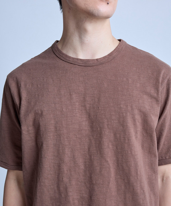 スラブ天竺ロゴ刺繍Tシャツ 詳細画像 17